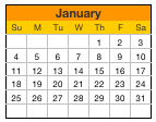 Free Excel Calendar Template for year 2009 (and all years up to 9999)