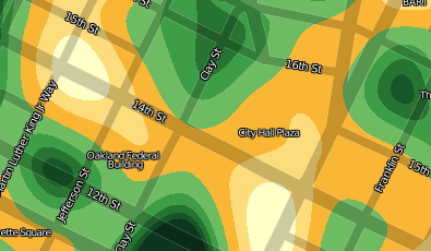 Oakland Crime as Heat Maps