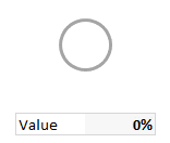 Donut string chart in Excel - demo