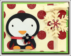 Christmas Card in Excel Background - Gregory