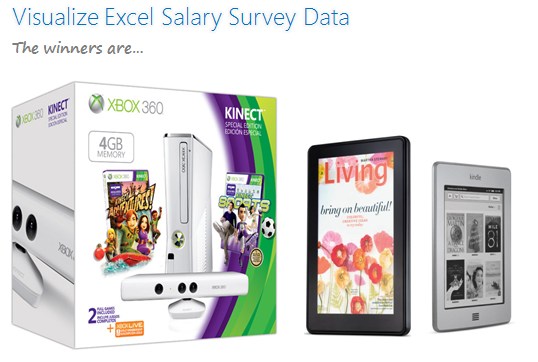 Excel Salary Survey Dashboard Contest Winners