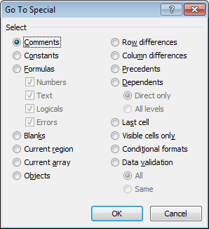 excel for mac current region