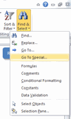 Goto Special Formula Debugging - Excel's Auditing Functions