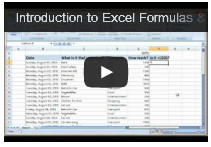 Writing simple formulas in Excel