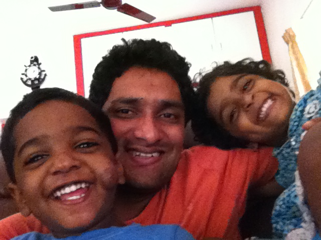 Nakshatra, Nishanth & Dad