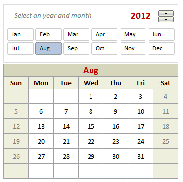 Create a weekly calendar with just one formula in Excel