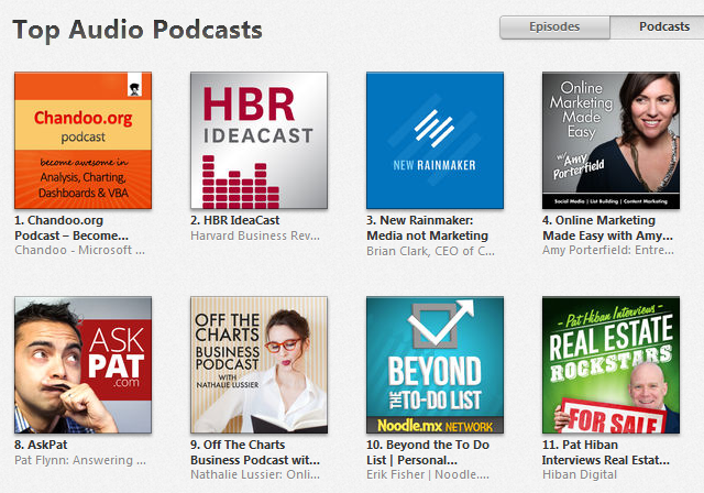 Chandoo.org Podcast - become awesome in analysis, charting, dashboards & VBA is at #1 position on iTunes