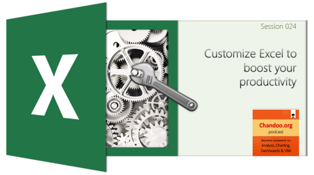 CP024: Customize Excel to boost your productivity