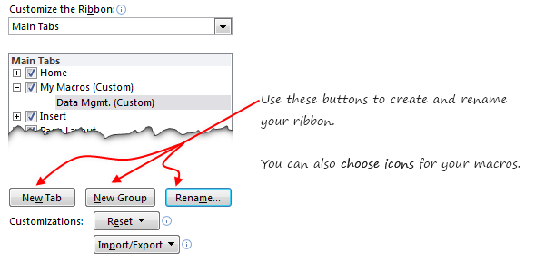 excel 2010 macro button