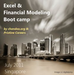 Register for our Excel & Financial Modeling Bootcamp in Singapore [Details inside]