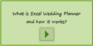 Excel Wedding Planner - Short Introduction - 7 minutes